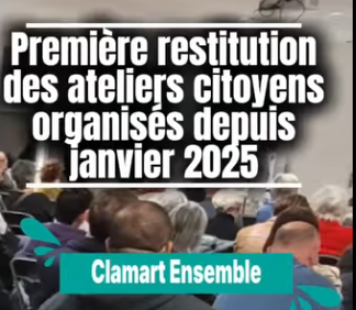 Bilan de 12 premiers ateliers citoyens