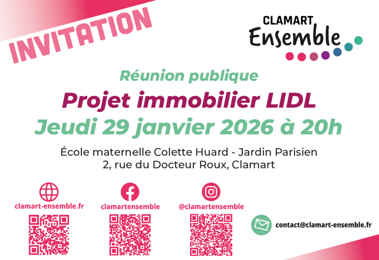 Lettre aux habitants du Jardin Parisien