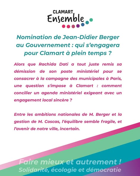 Clamart mérite un maire à 100% !